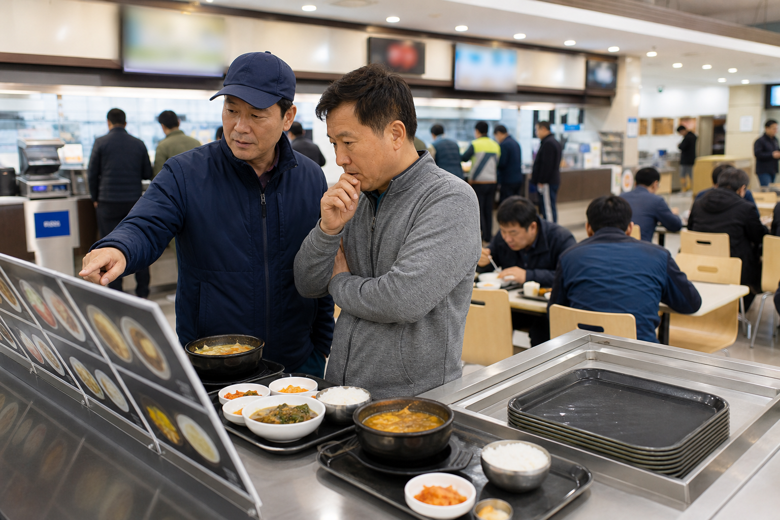 휴게소 식사비는 메뉴판 전체를 보고 결정하세요